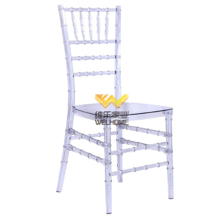 high quality clear plastic chiavari chair for rental